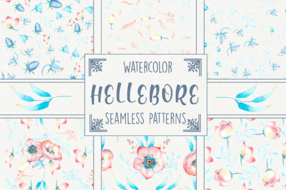 20Seamless Patterns with Pink Hellebore: Strategic Use for Creative and Professional Projects