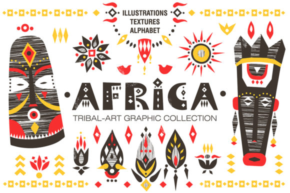 Africa - Tribal-art Collection: A Modern Design Resource for Creatives