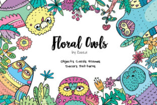 Floral Owls - 55 Objects: A Creative Resource for Designers and Creators