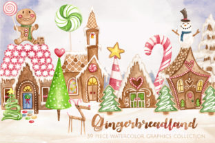 Gingerbread Land Watercolor Collection: A Festive Resource for Creative Professionals and Enthusiasts