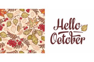 Hello October. Autumn Leaves