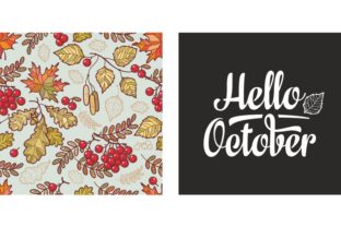 Hello October. Autumn Leaves
