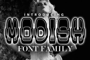 Modish: A Bold Retro Typeface for Creative Expression