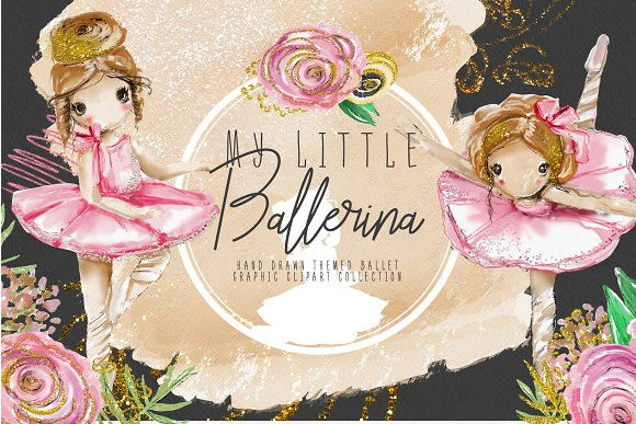 My Little Balerina: A Versatile Clipart Collection for Creative Projects