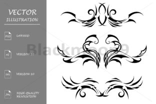 Set Tribal Tattoos