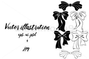 Stylized Bow: A Versatile Design Element for Creativity and Expression
