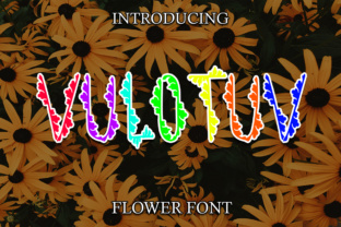 The Vulotuv Flower: A Unique Typeface for Creative Expression