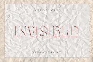 Unveiling Invisible: The Typeface That Speaks in Shadows
