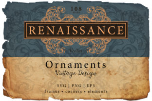 Vintage Decorative Renaissance Ornaments: A Timeless Collection for Creative Expression